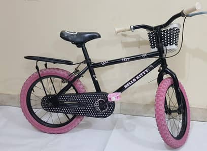 Imported Hello Kitty 16 Wheel Size Cycle.