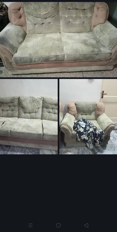 SOFA SET GOOD CONDITION 3+2+1 SEATER