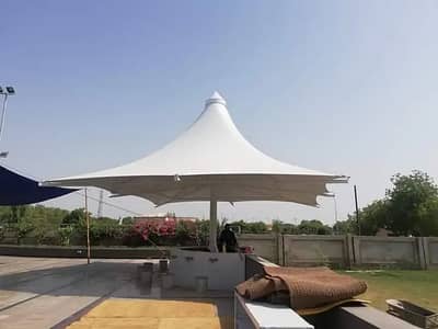 Tensile pyramid shade l Cantilever shade l Canopy shade l Paddle shade