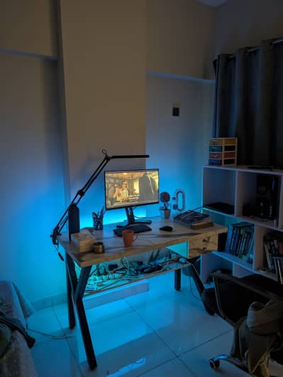 White desk