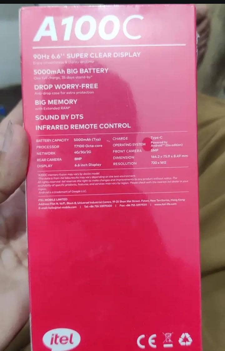 Itel A100c 4+4/64 1