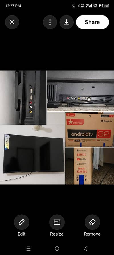 HTSTAR 32" Smart Google TV (32A5500) | Full HD | Like New