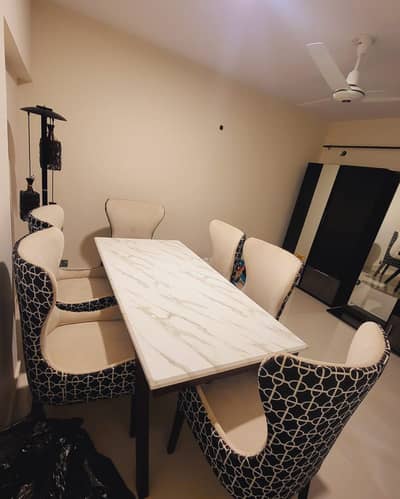 Dinning table with six chairs