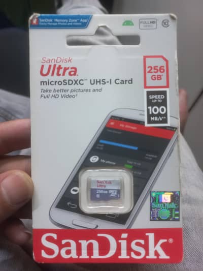 256Gb SanDisk Ultra card