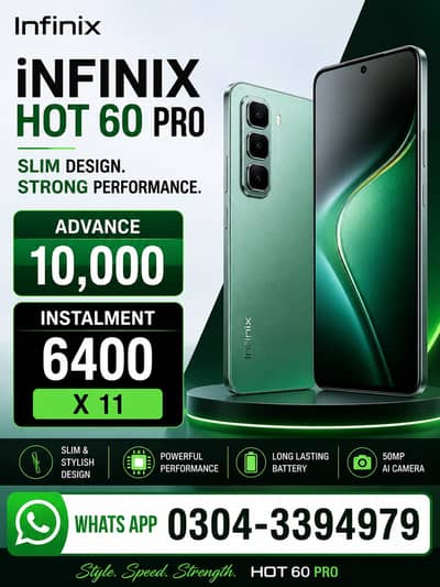 Infinix HOT 60 PRO Pta Approved on Easy Installment