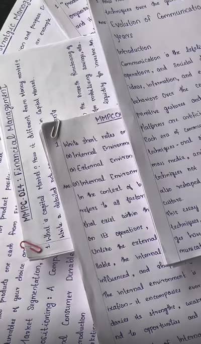 Assignment writing
