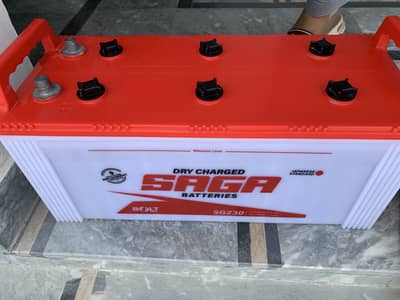 Saga 23 Plates battery 4 month warranty remaining slightly used