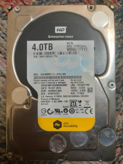 WD Dell Hitachi Seagate Hard Drive Available 4TB And 6TB