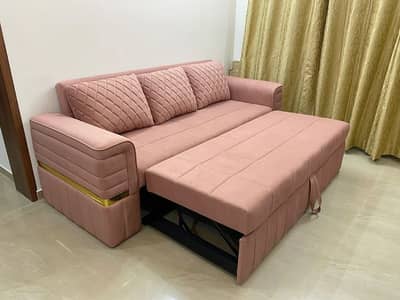 sofa cumbed haui acha conditiom ma ha