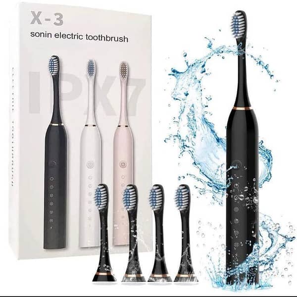Rechargeable Sonic Electric Toothbrush for Kids & Adults - 6 Modes Waterproof Deep Cleaning Smart Timer USB Electric Tooth Brush. . .