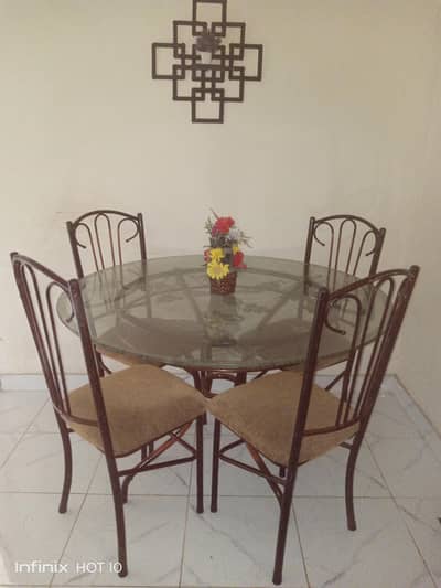 Dining table with 4 chairs