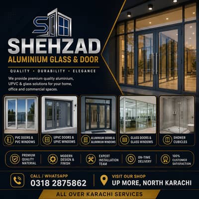 Aluminium Windows - Glass Partition - Glass Designing - Aluminium Door
