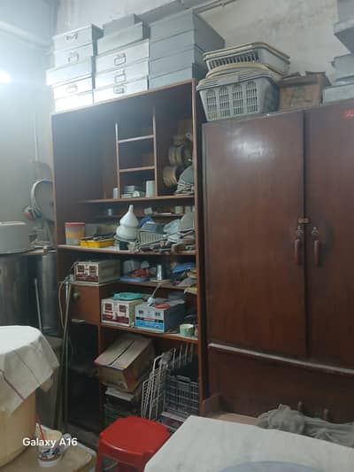 wooden wardrobe