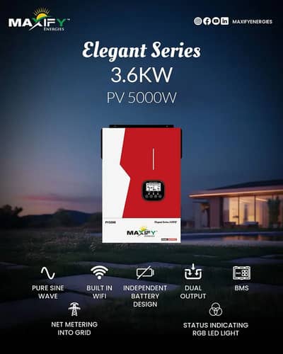 Maxify 3.6KW Hybrid Inverter.