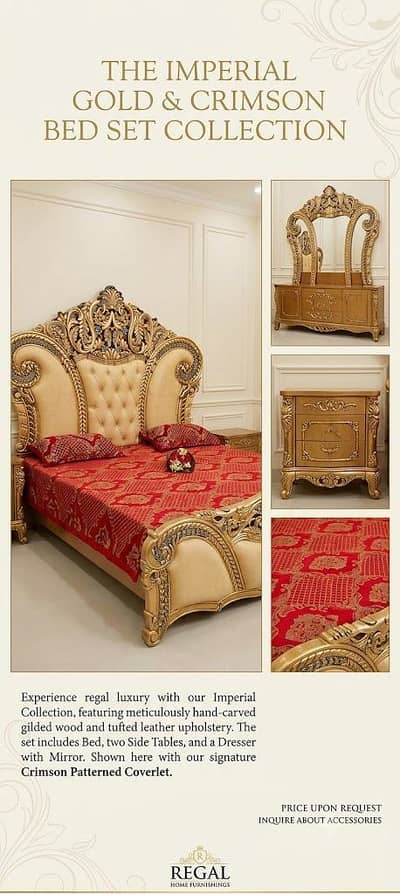 bed said table dressing