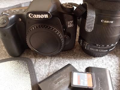 Canon 60D with Flash Gun | 18-135