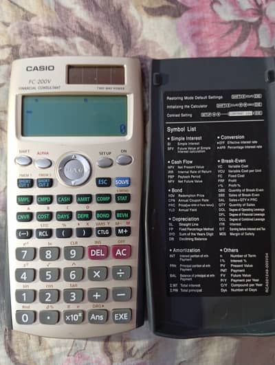 Brand new Casio FC200V financial calculator