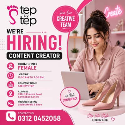 Female Content Creator | Social Media Jobs | Urgent Hiring | Jobs