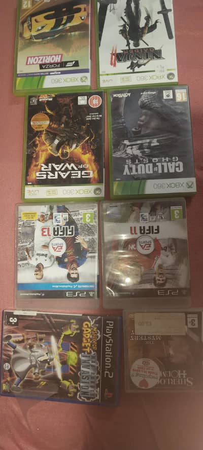 ps3 Nintendo switch and Xbox games