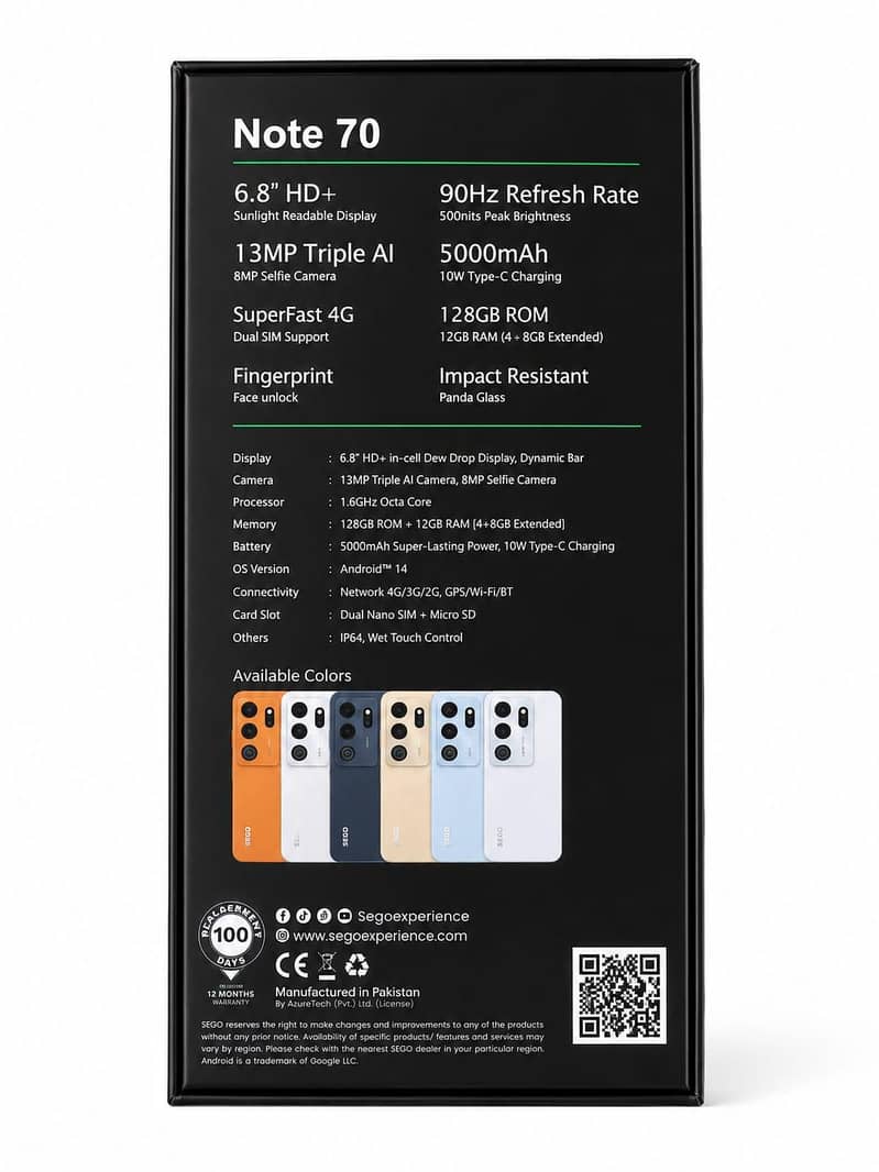 SEGO Note 60 2