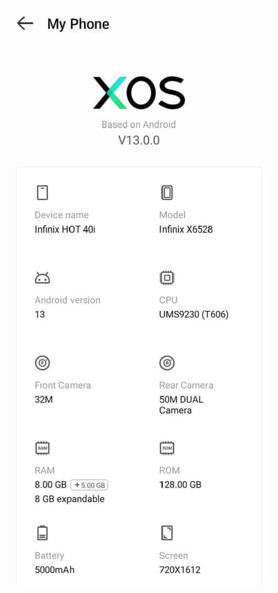Infinix Hot 40i