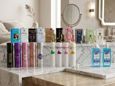 Perfumes, body spray,body powder, handwash