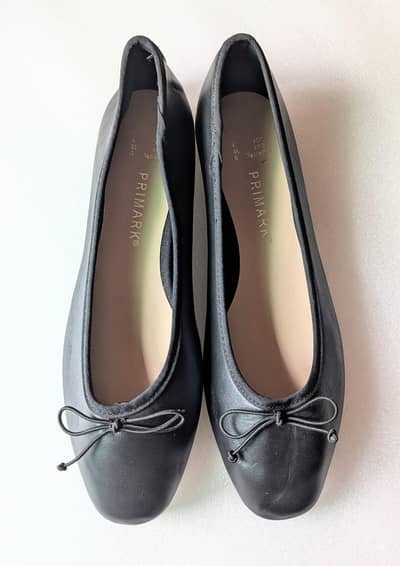 Primark Black Ballets Flats - size 39 (UK 6) - Imported
