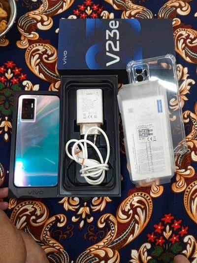 Vivo V23e full box not open no fault for sell 8,128gb