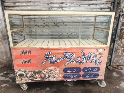 Counter for fast food chat samosa
