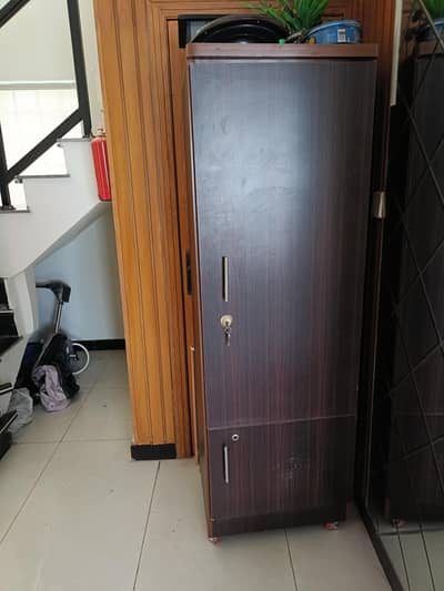wooden wardrobe