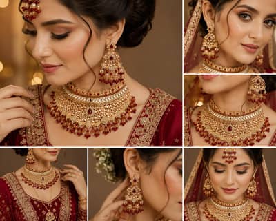 Artificial Bridal jewelry set