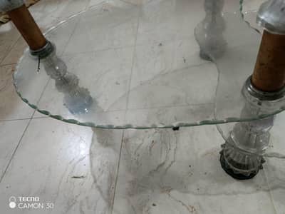 fancy glass table