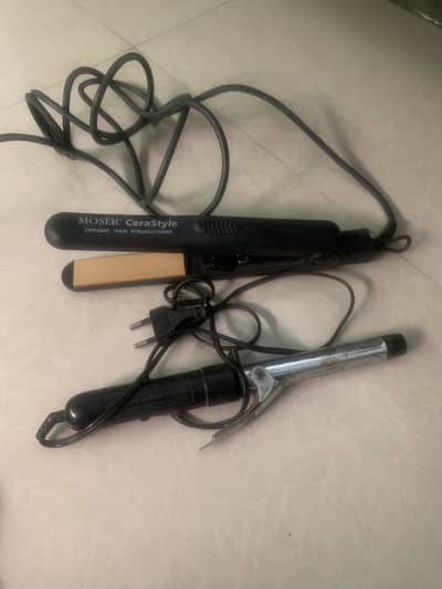 Hair straightener & curling tone