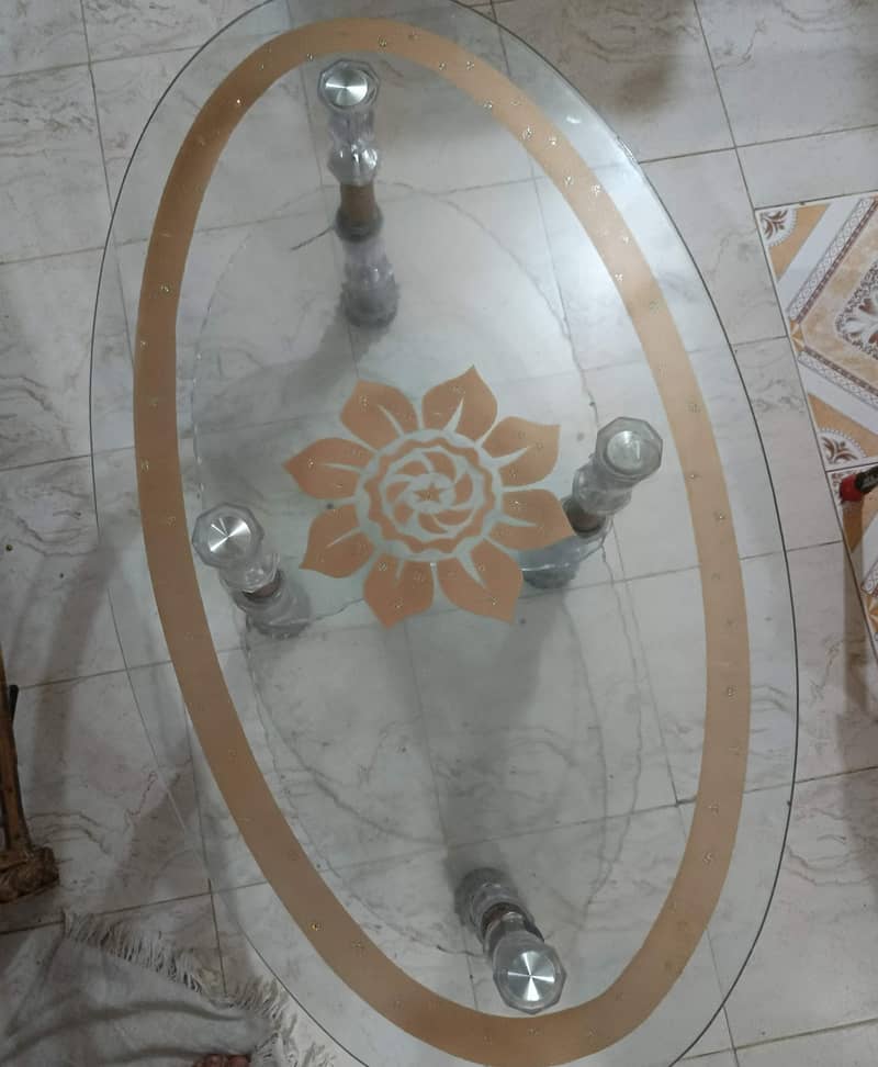 fancy glass table 0