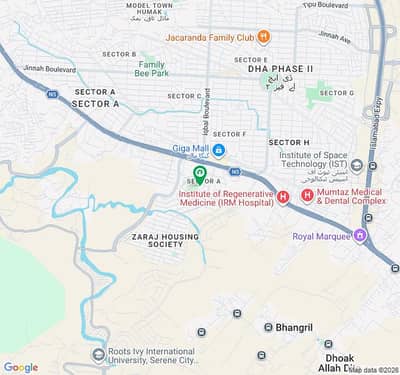 14 Marla prime Location Plot Available for sale In Zaraj housing society Secter A