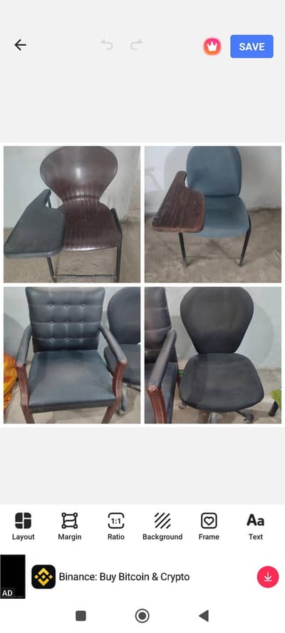 Students chairs
