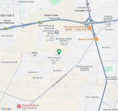 10 Marla Corner Residential Plot for Sale in B Block AWT Phase 2, Lahore | Prime Location