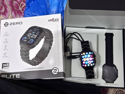 Zero lifestyle Elite smartwatch Black color