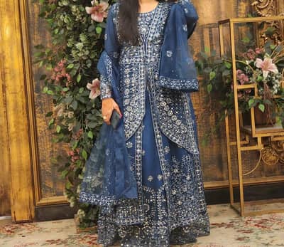 Elegant Navy Blue Party Maxi