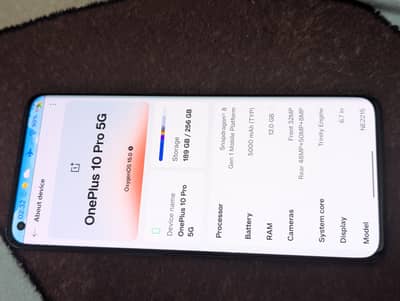 One Plus 10 Pro (12-256) non-pta best condition