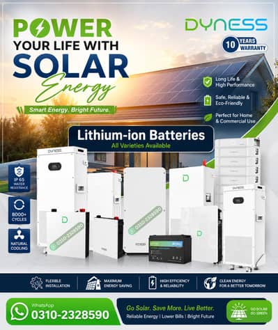 DYNESS LITHIUM ION BATTERY | DL5.0C | DL5.0C PRO | POWER DEPOT G2 IP66