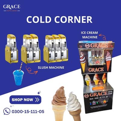 Ice Cream machine/ Slush Machine/ Sugercane/ Juicer Blander/ Waffle