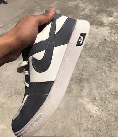 "Grey & White Sneakers - Size 44 - Brand New