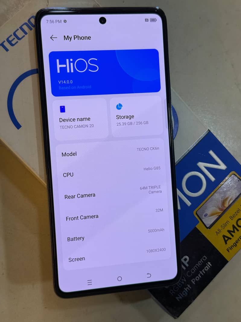 Tecno CAMON 20 1