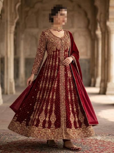 Walima Dress | Wedding Dress | Bridal Dress | Walima Maxi | Mexi