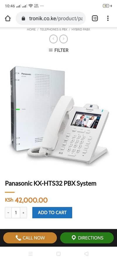 PANASONIC HIGH QUALITY TELEPHONE EXCHANGE 4 16 PTCL INTERCOM PABX