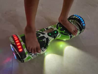 Electric Hoverboard on Working