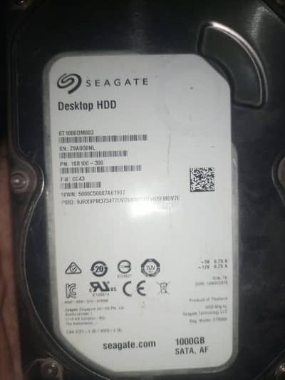 1TB Seatage Harddisk Full of Your Choice Games