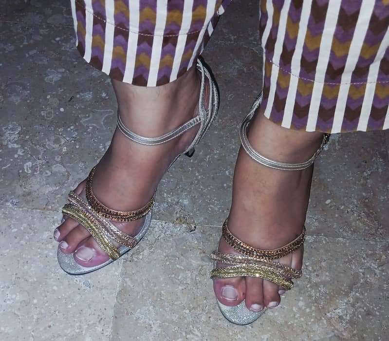 Silver heels 1