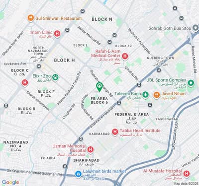 Prime Location 300 Square Yards Residential Plot For Sale In Federal B Area - Block 6 Karachi